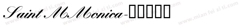 Saint MMonica字体转换